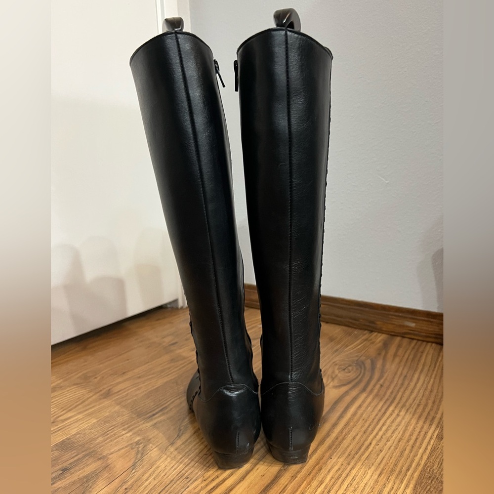 Fluevog Truth "Britney" tall boots, black, size 7 - Picture 5 of 15